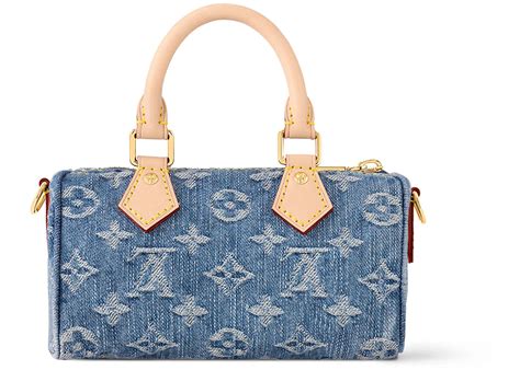 louis vuitton nano speedy empreinte|louis vuitton denim speedy.